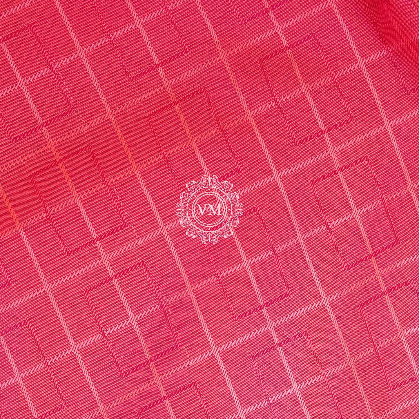 SS55 Allover Checked Design with Paisely Gold Zari Motif  Pink Soft Silk Saree